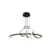 Pendul Rabalux MENAZI metal, silicon, negru, alb, LED, 46W, 3000-6500K, 4160Lm - 72022