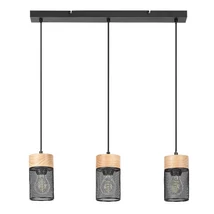 Pendul Rabalux CALLUM metal, lemn, negru, E27 - Rabalux-72043