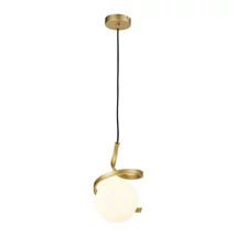 Pendul Rabalux SARABI metal, sticla, auriu, alb, E27 - 72126