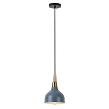 Pendul Rabalux DRUSILLA metal, lemn, negru, maro, gri, E27 - 72135