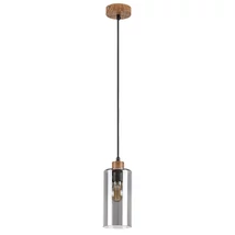 Pendul Rabalux TANNO metal, sticla, lemn, transparent, E27 - Rabalux-72141