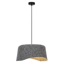 Pendul Rabalux FARELIA metal, fetru, negru, gri, E27 - 72189