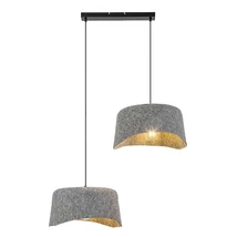 Pendul Rabalux FARELIA metal, fetru, negru, gri, E27 - 72190