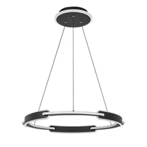 Pendul Rabalux SINDRI metal, plastic, negru, alb, LED, 45W, 3200lm, 3000K-4000K - 72229