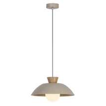 Pendul Rabalux GOLNAR metal, sticla, lemn, bej, maro, opal, G9 - 72230