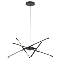 Pendul Rabalux HENLI metal, acril, negru, alb, LED, 3000K, 30W, 1400lm - 72237