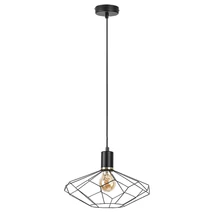 Pendul Rabalux FRAN metal, negru, E27 - 72241