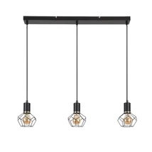 Pendul Rabalux FRAN metal, negru, E27 - 72242