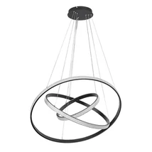 Pendul Rabalux GRETE metal, acril, negru, alb, LED, 3000K, 100W, 4450lm - 72260