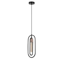 Pendul Rabalux ROVIER metal, negru, cupru, E27 - 72263