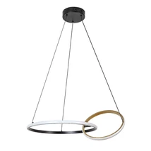 Pendul Rabalux EMILION metal, plastic, negru, alb, LED, 36W, 2150lm, 4000K - 72296