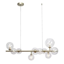 Pendul Rabalux ASLOV metal, sticla, auriu, transparent, G9 - 72298