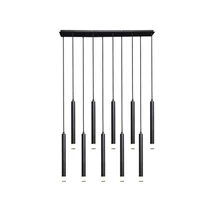 Pendul Rabalux RAMIRA metal, acril, negru, transparent, G9 - 72364