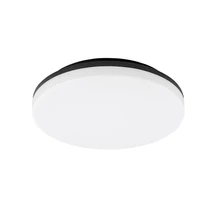 Plafoniera exterioara Rabalux Pernic plastic, negru, alb, LED, 3000K, 24W, 2400lm, IP54 - 7265