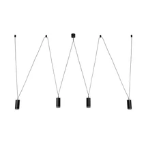 Pendul Rabalux SENOBIA metal, acril, negru, alb, GU10 - 73038
