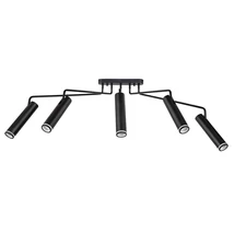 Plafoniera Rabalux SENOBIA metal, acril, negru, alb, GU10 - 73040