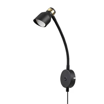 Aplica de perete Rabalux LILOU metal, negru, auriu, GU10 - 73051