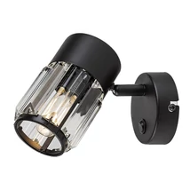 Spot Rabalux VENARO metal, sticla, negru, transparent, E14 - 73059
