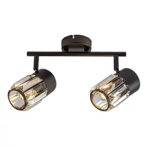 Spot Rabalux VENARO metal, sticla, negru, transparent, E14 - 73060