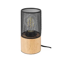 Veioza Rabalux CALLUM metal, lemn, negru, E27 - Rabalux-74040