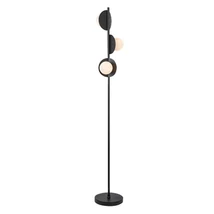 Lampadar Rabalux JULES metal, sticla, negru, alb, G9 - 74223