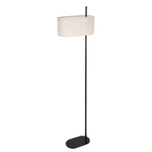 Lampadar Rabalux NARMIN metal, textil, negru, bej, E27 - 74240