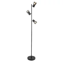 Lampadar Rabalux HATICE metal, sticla, negru, fumuriu, E14 - 74279