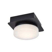 Plafoniera pentru baie Rabalux ATTICHUS metal, plastic, negru, alb, LED, 4000K, 5W, 670lm - Rabalux-75001