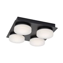 Plafoniera pentru baie Rabalux ATTICHUS metal, plastic, negru, alb, LED, 4000K, 21W, 1900lm - Rabalux-75004