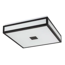 Plafoniera pentru baie Rabalux ZOYA metal, sticla, negru, alb, LED, 4000K, 18W, 1350lm, IP44 - 75031