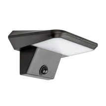 Lampa solara cu senzor Rabalux Qesa plastic, negru, alb, LED, 4000K, 10W, 460lm, IP44 - 77005