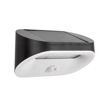 Lampa solara decor Rabalux Brezno plastic, negru, alb, LED, 4000K, 3,2W, 145lm, IP44 - 77006