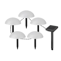 Lampa solara decor Rabalux Treppio plastic, negru, alb, LED, 4000K, 1W, 2lm, IP44 - 77008