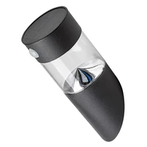 Lampa solara cu senzor Rabalux Kapuas metal, plastic, negru, transparent, LED, 4000K, 1,5W, 100lm, IP44 - 77015