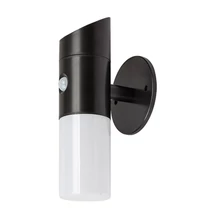 Aplica de perete solara de exterior cu senzor Rabalux LUTTO plastic, negru, alb, LED, 6500K, 1W, 65lm, IP44 - 77030