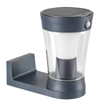 Aplica de perete solara de exterior cu senzor Rabalux ANGERS plastic, gri, transparent, LED, 4000K, 3W, 300lm, IP54 - 77037