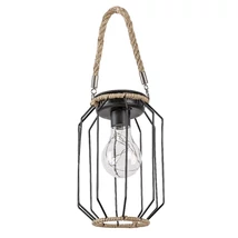 Lampa decor solar de exterior Rabalux SLUIS metal, negru, maro, LED,3000K, 0.2W, 3lm, IP44 - 77046