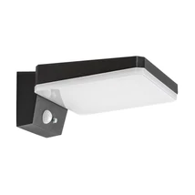 Aplica de perete solara de exterior cu senzor Rabalux LASSET metal, plastic, negru, alb, LED, 4000K, 4.4W, 200lm, IP54 - 77078