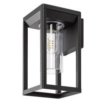 Aplica de perete exterioara Rabalux ZERNEST metal, plastic, negru, transparent, E27, IP54 - 77085