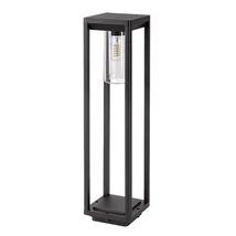Lampadar exterior Rabalux ZERNEST metal, plastic, negru, transparent, E27, IP54 - 77087