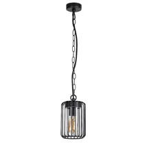Pendul exterior Rabalux TARPA metal, plastic, negru, transparent, E27, IP44 - 77107