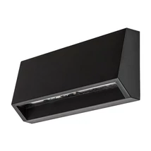 Aplica de perete exterioara Rabalux IBAR plastic, negru, transparent, LED, 3W, 250lm, 3000K, IP54 - 77109
