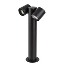 Lampadar exterior Rabalux ENOL metal, sticla, negru, transparent, GU10, IP44 - 77113