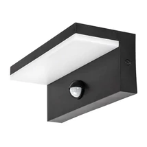 Aplica de perete exterioara cu senzor de miscare Rabalux ZARAGOZA plastic, negru, alb, LED, 9W, 800lm, 2700K-4000K-6500K, IP54 - 77115