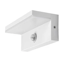Aplica de perete exterioara cu senzor de miscare Rabalux ZARAGOZA plastic, alb, LED, 9W, 850lm, 2700K-4000K-6500K, IP54 - 77116