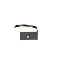 Aplica de perete exterioara cu senzor de miscare Rabalux BATIDA plastic, negru, alb, LED, 9W, 900lm, 2700K-4000K-6500K, IP54 - 77119