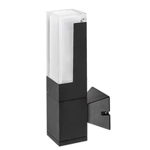 Aplica de perete exterioara Rabalux DARVAS metal, plastic, negru, transparent, LED, 7W, 450lm, 2700K-4000K-6000K, IP54 - 77126