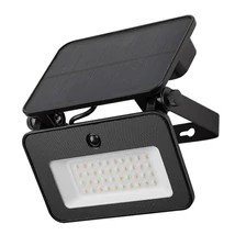 Lampa solara Rabalux TARCAL plastic, sticla, negru, alb, LED, 6W, 1000lm, 3000K-4000K-6500K, IP65 - 77159