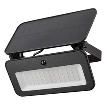 Lampa solara Rabalux TARCAL plastic, sticla, negru, alb, LED, 8W, 1200lm, 3000K-4000K-6500K, IP65 - 77160
