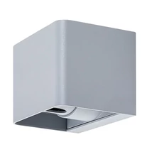 Aplica de perete exterioara Rabalux HALLSTATT metal, sticla, gri, transparent, LED, 10W, 360lm, 3000K, IP54 - 77170